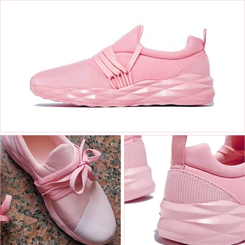 

White Sneakers for Women Platform Flat Women's Sports Shoes Female Casual Breathable Vulcanized Woman Big Size Lace Up Footwear