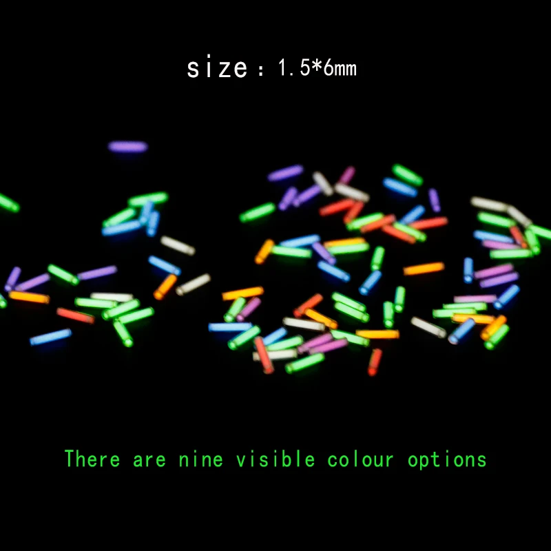 Tubo de Gas de tritio, 1,5x6mm, 3x22,5mm, viales de tritio autoluminosos, luz de emergencia de selecci&oacute;n multicolor EDC, 2x12, 3x11, 1 ud.-2