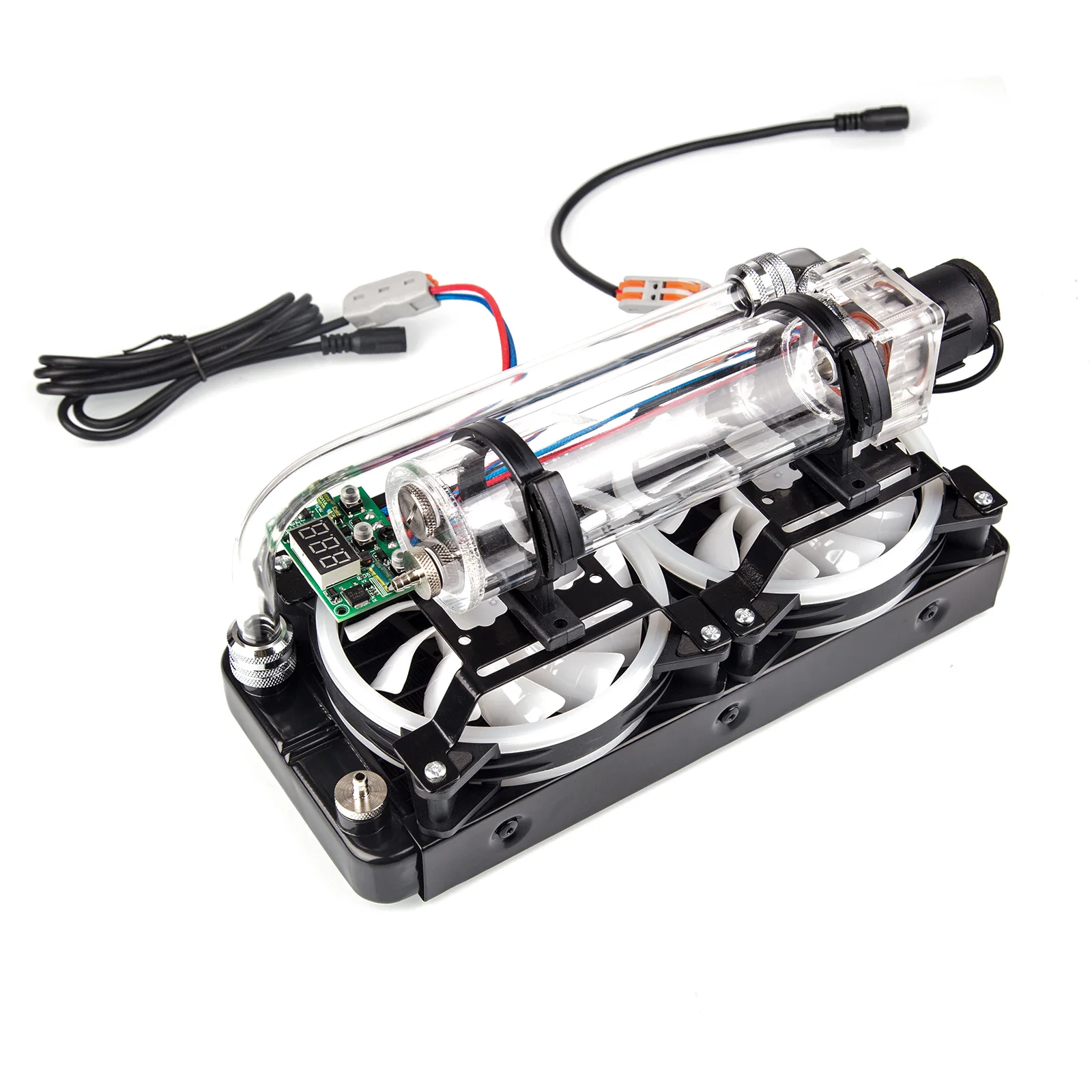 

Universal IPad Water Cooled Semiconductor Radiator Double Fans Cooler For IPad With Bracket Cooling Fans