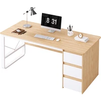 computer desktop desk small apartment home bookcase desk integrated simple work desk student writing desk