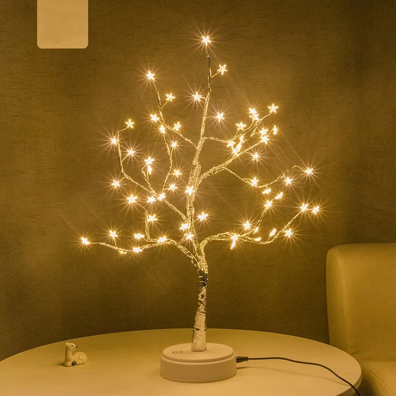 Светодиодный ночсветильник светильник ственское украшение креативные лампы на