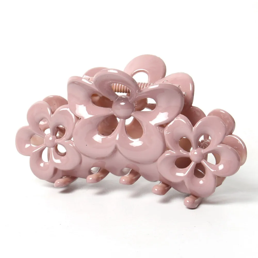Женские зажимы для волос пластиковые фиксации в форме цветка хвостиков| |