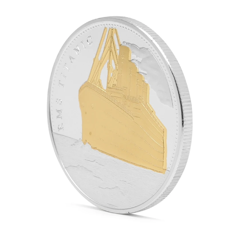 RMS Titanic плавающие маршруты с золотым и серебряным покрытием памятные монеты