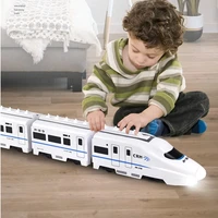 electric universal harmony train non remote control vehicle toys simulating high speed railway motor vehicle model gift for boys