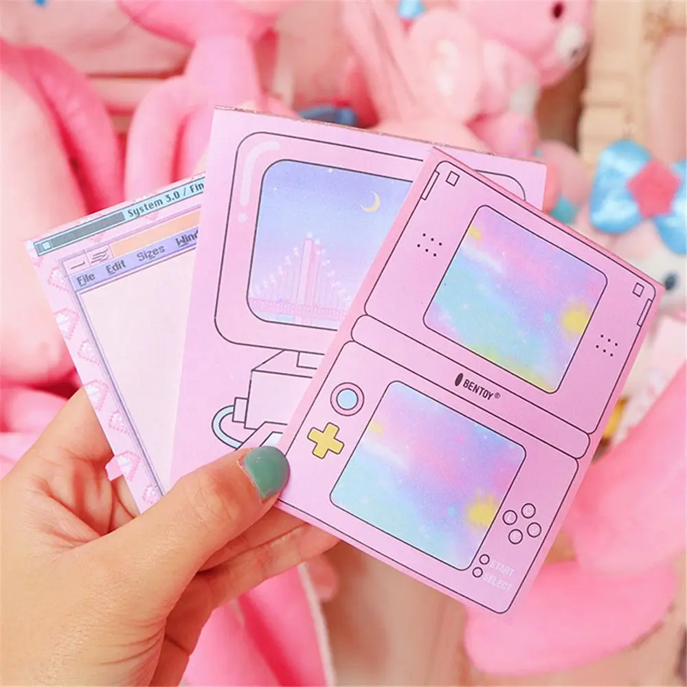 1 шт. компьютерный дизайн блокнот бумажный стикер Kawaii Sticky Notes DIY Скрапбукинг