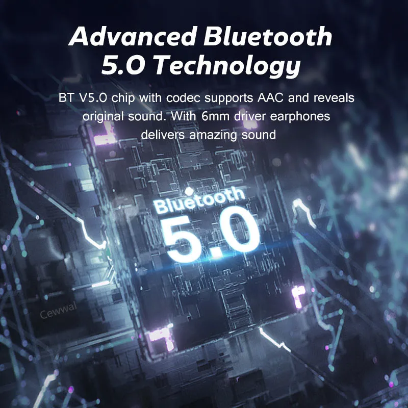 Беспроводной наушники TWS Bluetooth с микрофонами 2000 мАч зарядным устройством 9D hi fi
