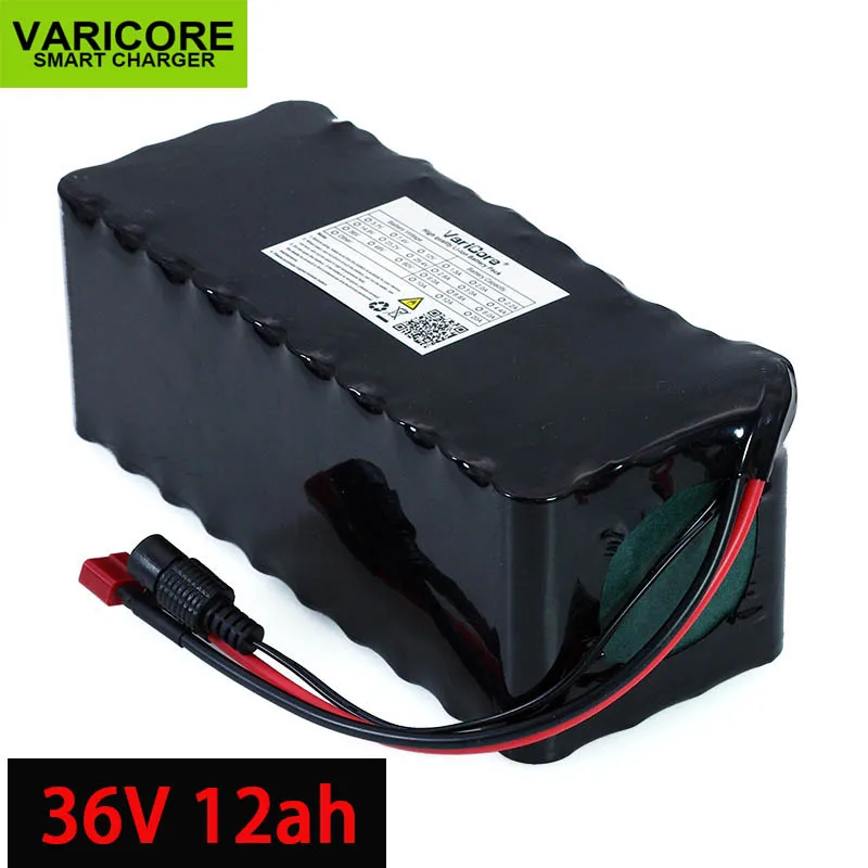 Е байка 36В 10S4P 12Ah 600W высокая мощность 42V18650 ионно литиевая аккумуляторная батарея