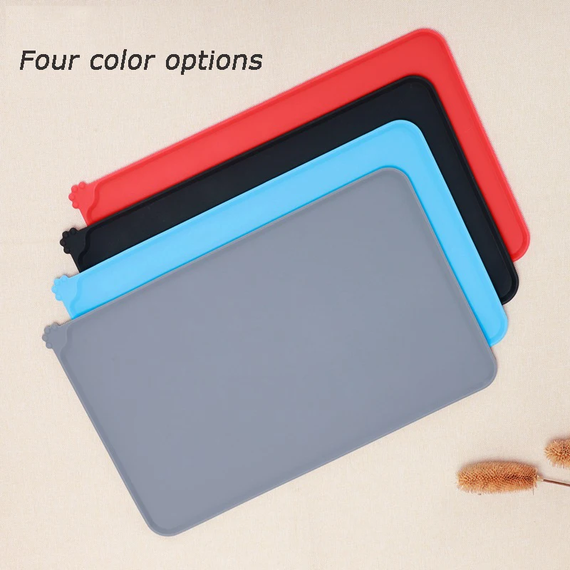 Коврик для кормления собак и кошек силиконовая подстилка щенков аксессуары