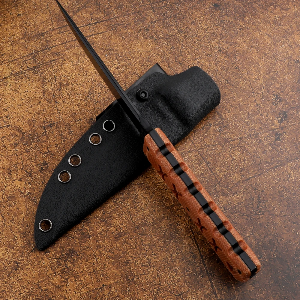 Тактический карманный керамбит для выживания на природе с фиксированным лезвием