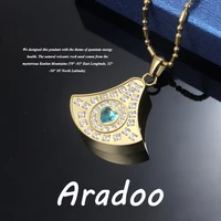 aradoo volcanic stone necklace holiday gift radiation necklace pendant necklace slimming necklace energy jewelry health necklace