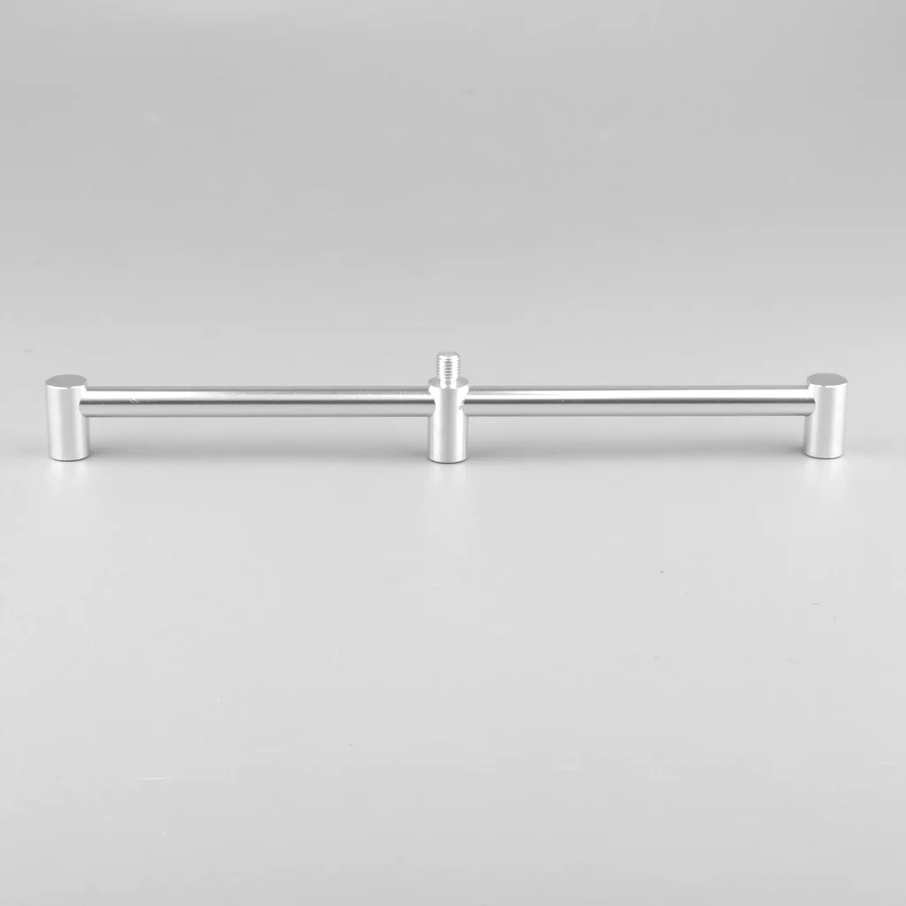 Silver Снасти для ловли карпа Базз бар фиксированный для 3 стержней подходит для всех удочек отдыха головы - Цвет: Silver