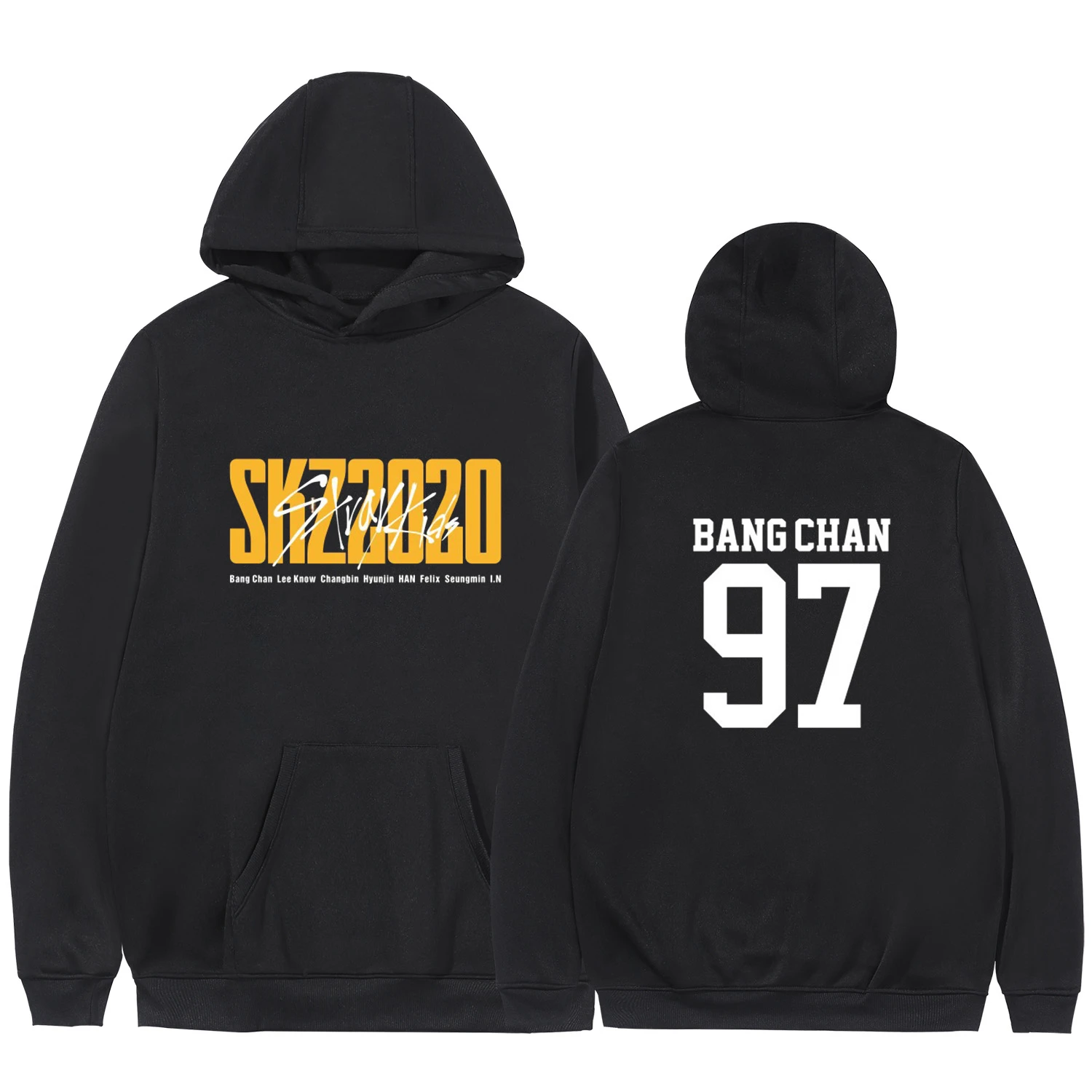 2020 KPOP защищает детские толстовки с капюшоном Свитшот Повседневное более Размеры