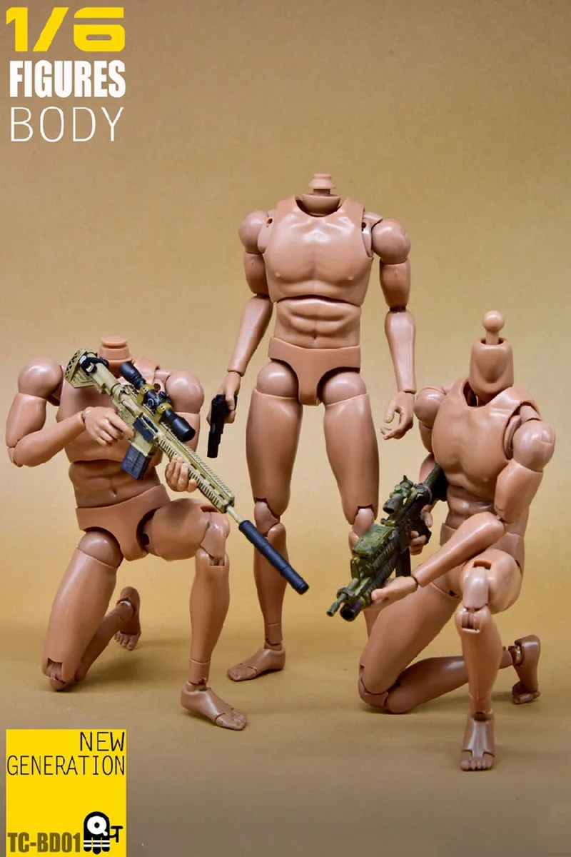 TOYSCITY BD01 1/6 мужские узкие плечи шарнирная модель тела 12 дюймов солдат гибкая