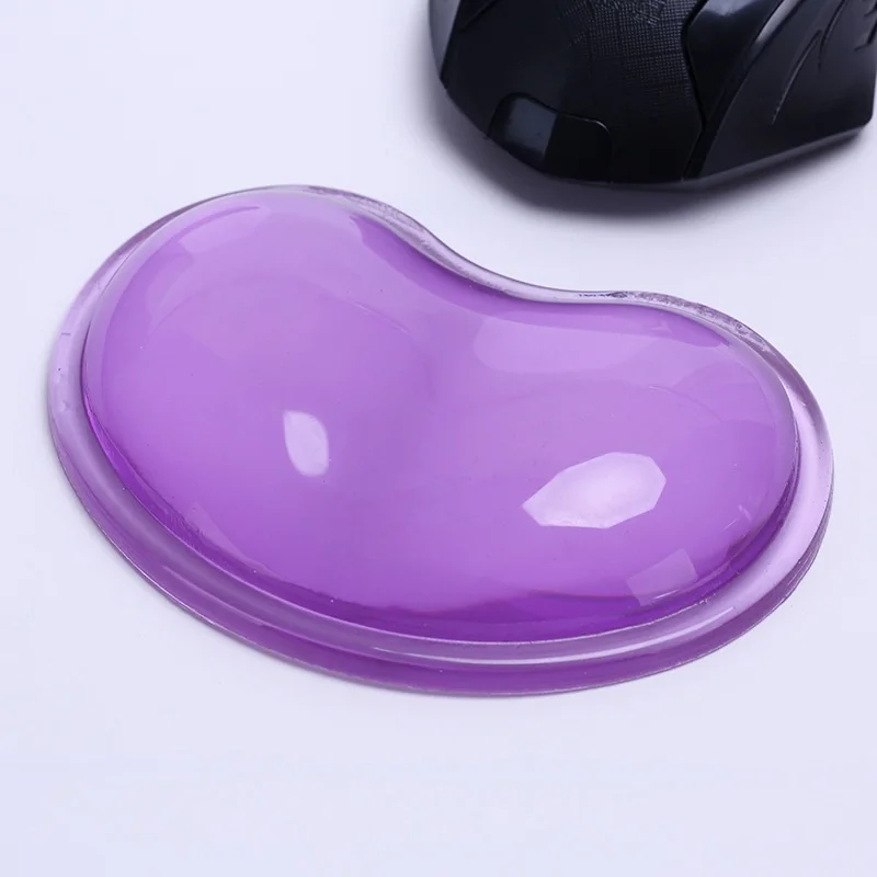 

Silicone heart-shaped wrist pad Quality wavy comfort gel Computer mouse hand Fashion wrist rests support cushion pad,