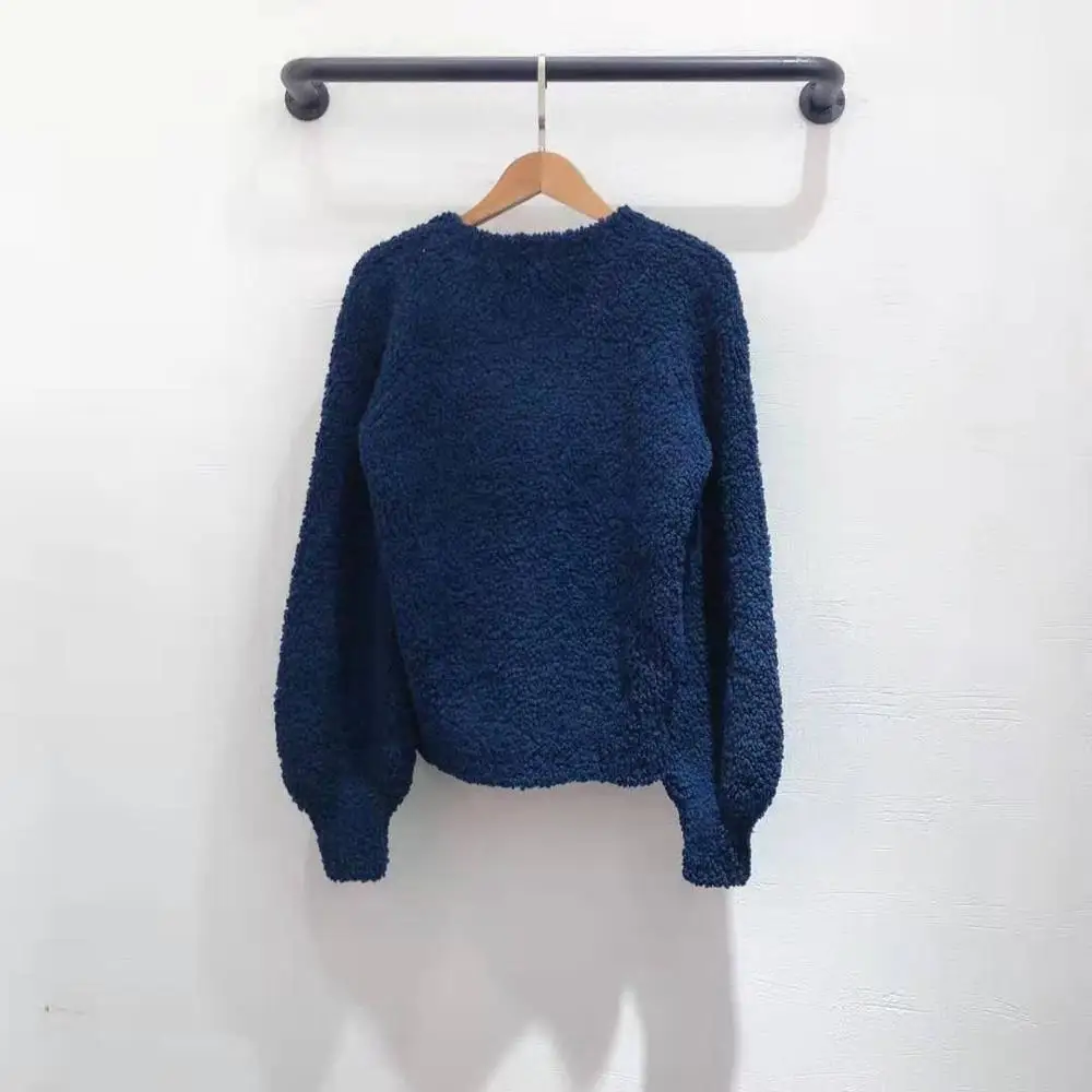 103206 autumn winter women pullover red pink dark blue lady fashion jumper female sweater | Женская одежда