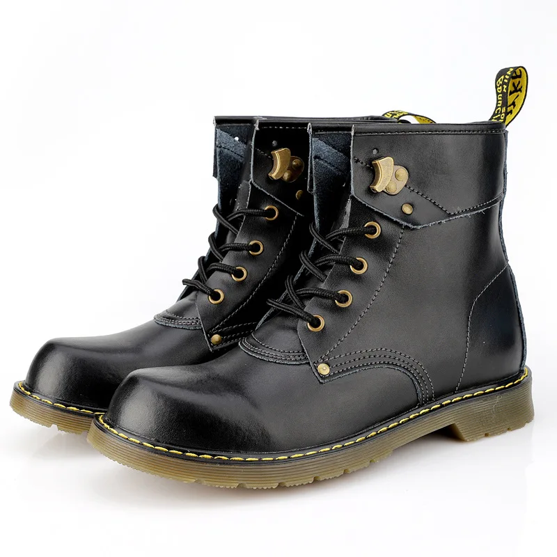 Цветные блестящие ботинки Классическая прочная Мужская обувь большого размера