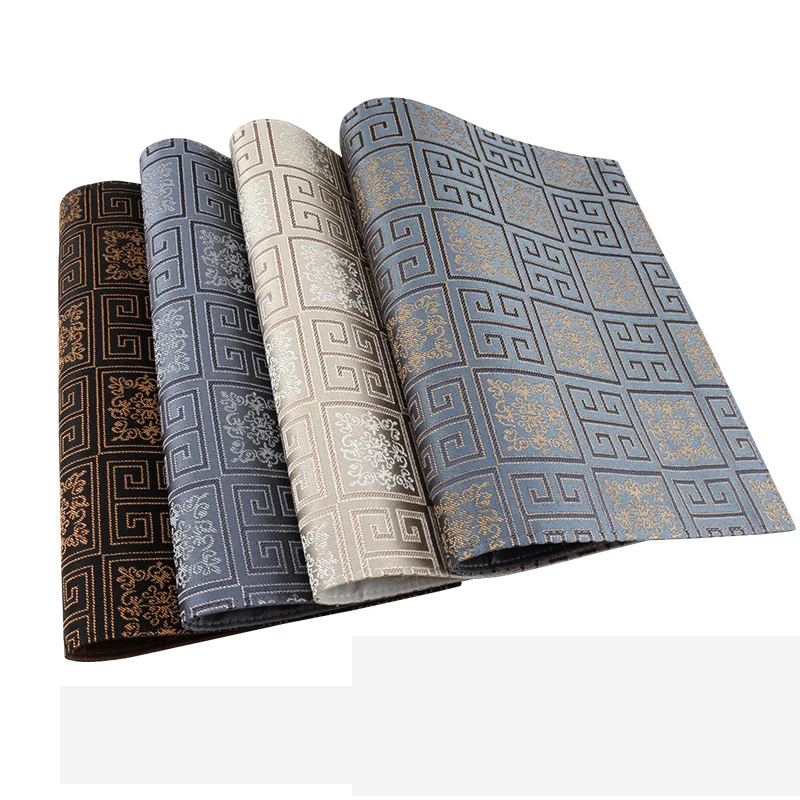 Набор из 4 штук окрашенная пряжа жаккард Коврики на стол полиэстер хлопковая