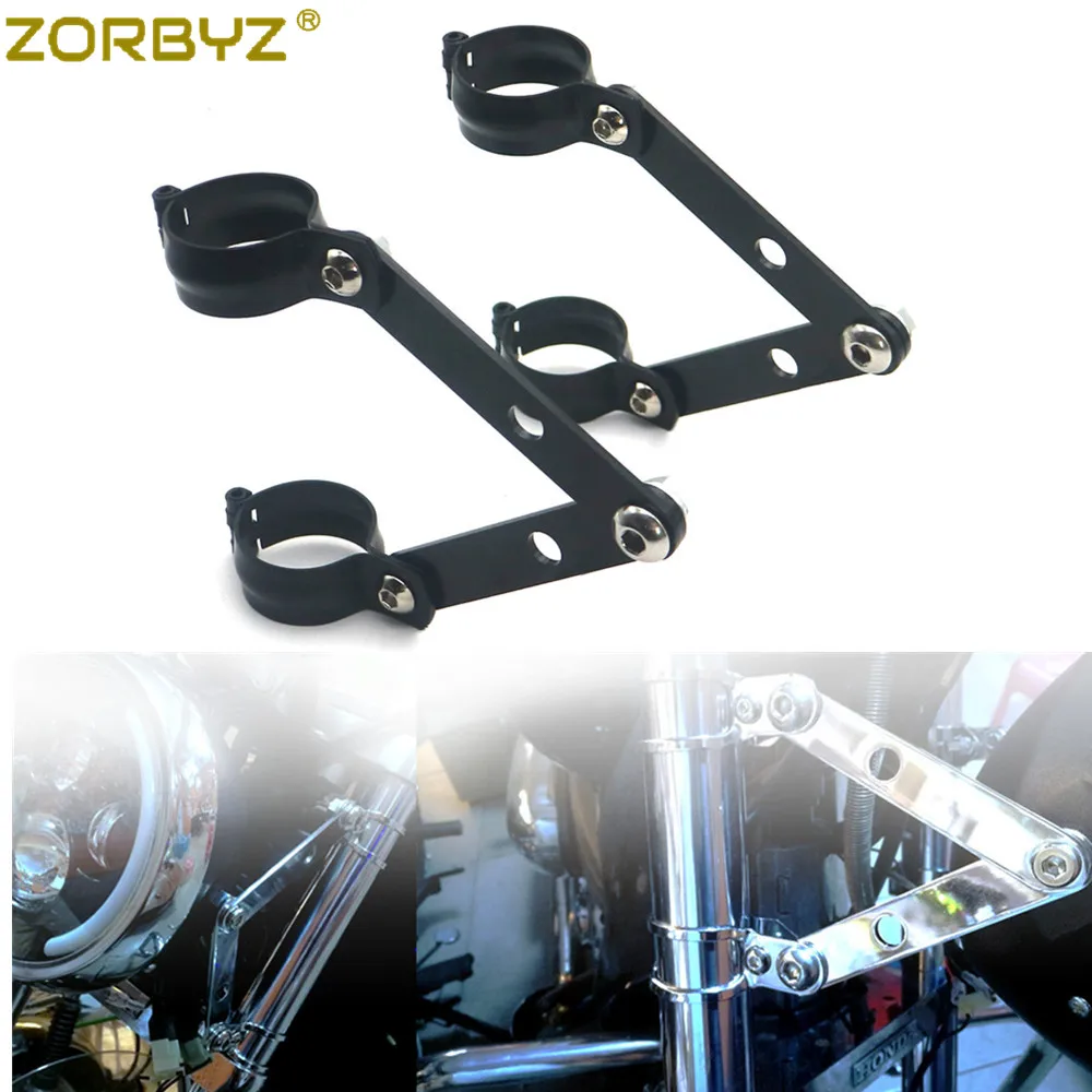 ZORBYZ 39 мм 41 черный металлический регулируемый индикатор фары монтажный кронштейн