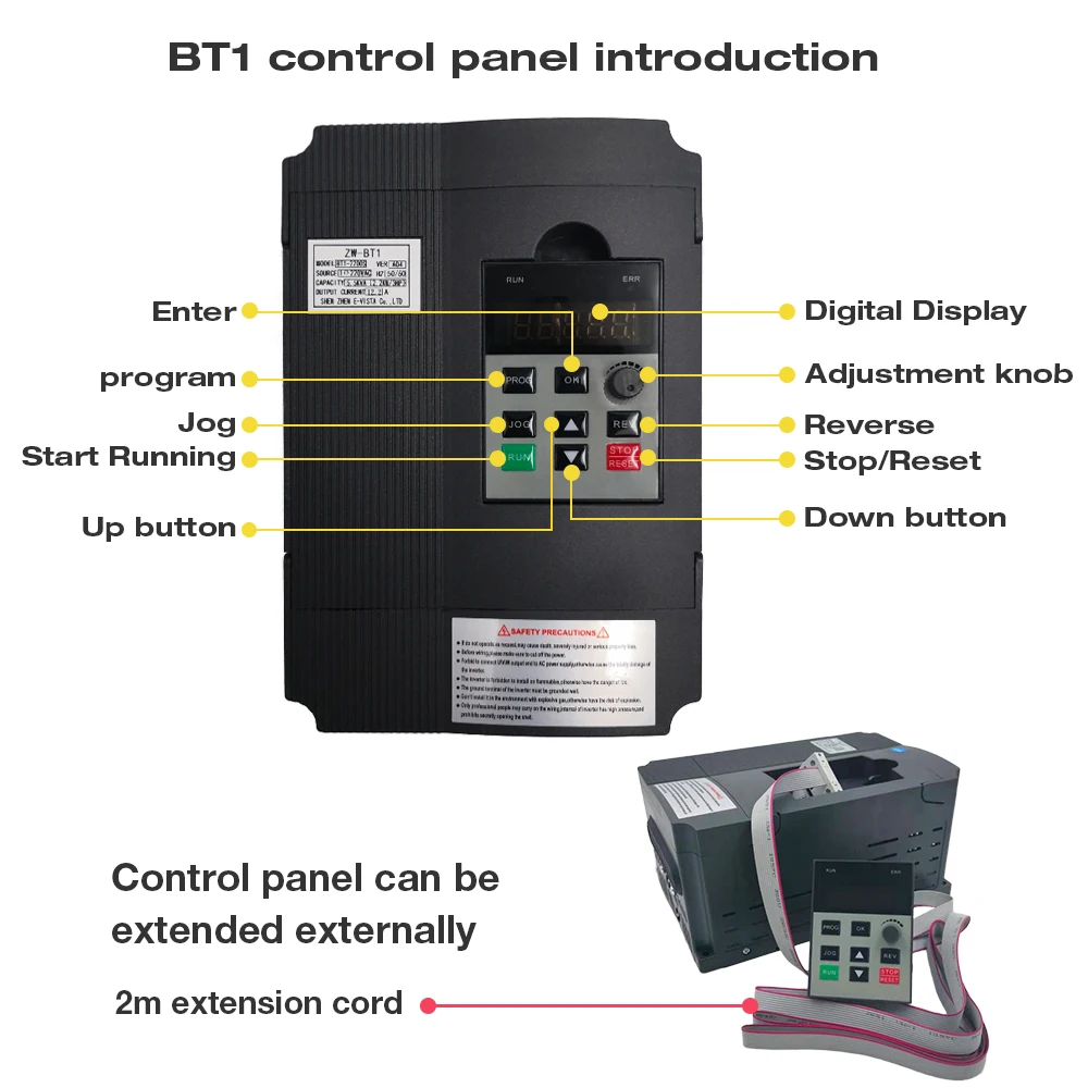 Инвертор частоты VFD ZW-BT1 кВт/220 кВт Частотный преобразователь 3P в выход привод -