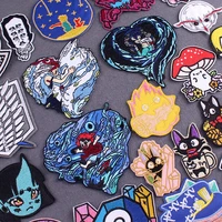 anime things embroidered patches for clothing cute cartoon iron on patches on clothes howl and his moving castle clothes stripes