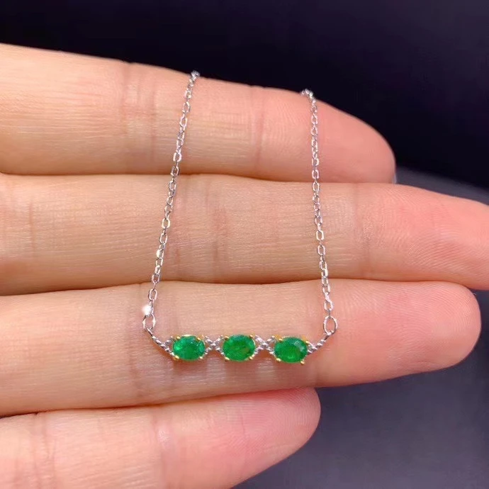 Новое модное красное рубиновое ожерелье Настоящее серебро 925 пробы Женское