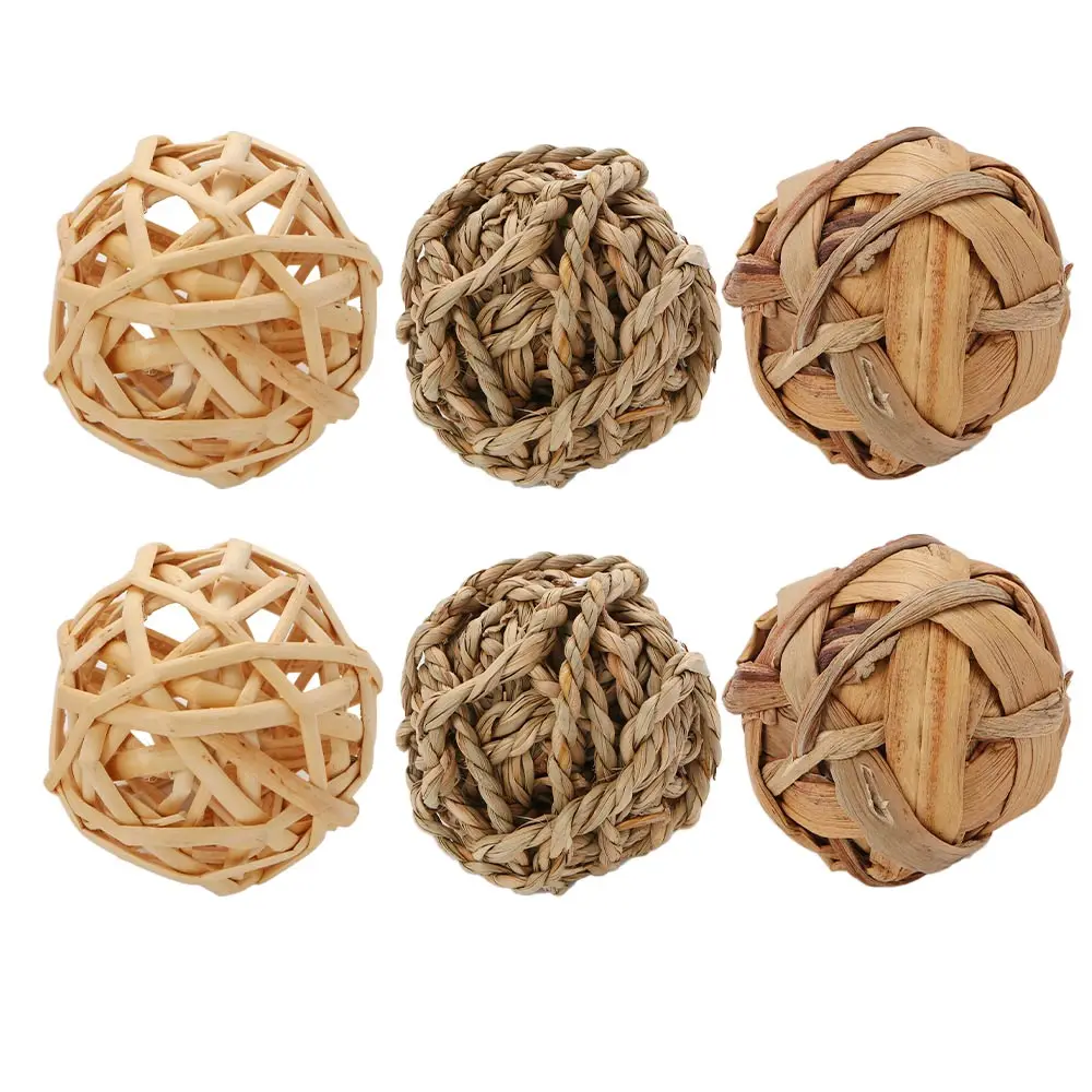 

Pet Забавный игрушка попугай полые Роллинг шарового игрушка для Cockatiel жевательная игрушка для птиц попугай плетеная ротанговая игрушка шари...