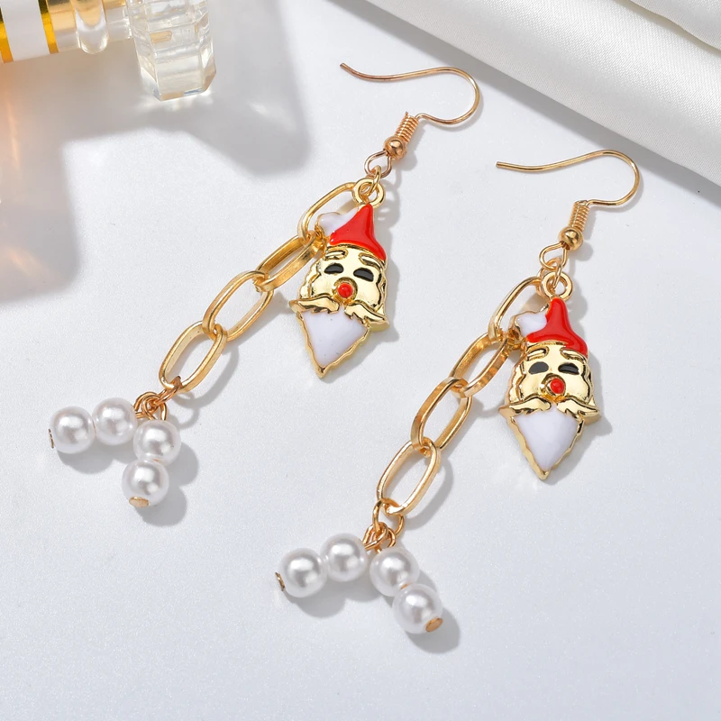 Новейшие рождественские серьги кулон Рождественская елка декоративный