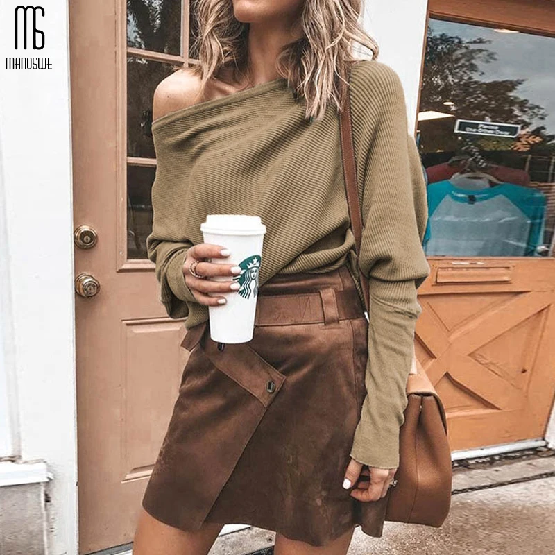 Женский свитер с длинным рукавом Осень-зима | Женская одежда