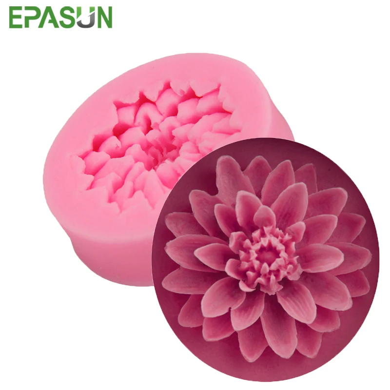 Силиконовая форма для мыла EPASUN цветочная помадка 3D жвачка торт шоколадный