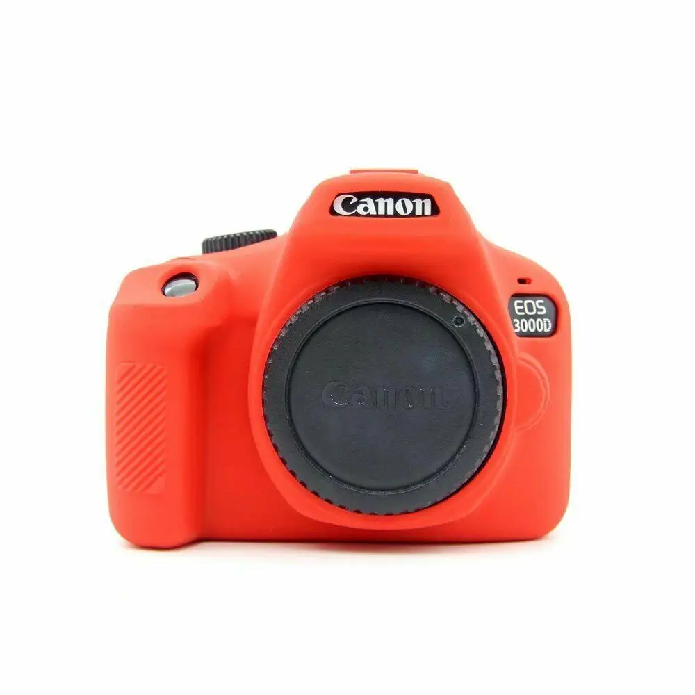 Rubber Soft Silicon Case Body Cover Protector Skin for Canon EOS 3000D 4000D Rebel T100 Protective Camera Bag | Электроника