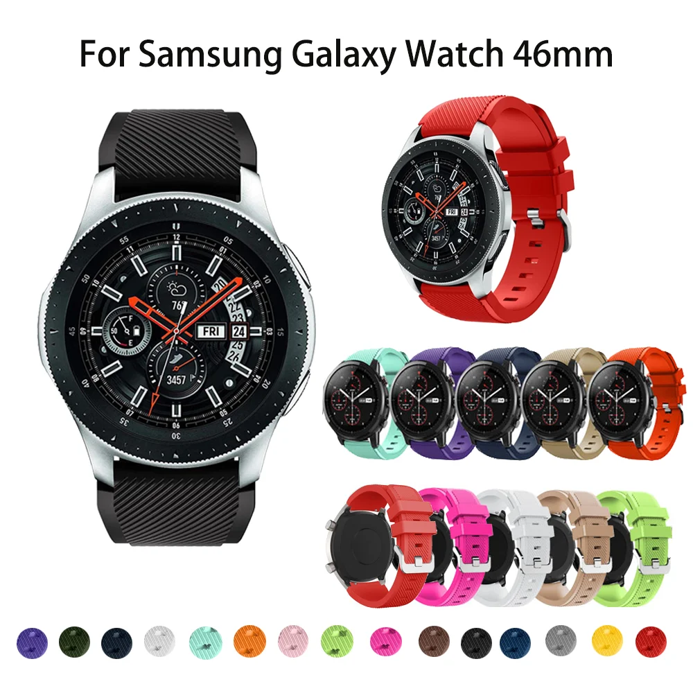 

Ремешок для Gear S3 Frontier Band, браслет для Samsung Galaxy watch 46 мм huawei watch gt, 22 мм