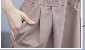 

Cotton Linen Fashion Suit Female 2020 Summer Korean Casual Skirt Suit Solid Color Loose Two-Piece Suit Korean A-line Skirt L170