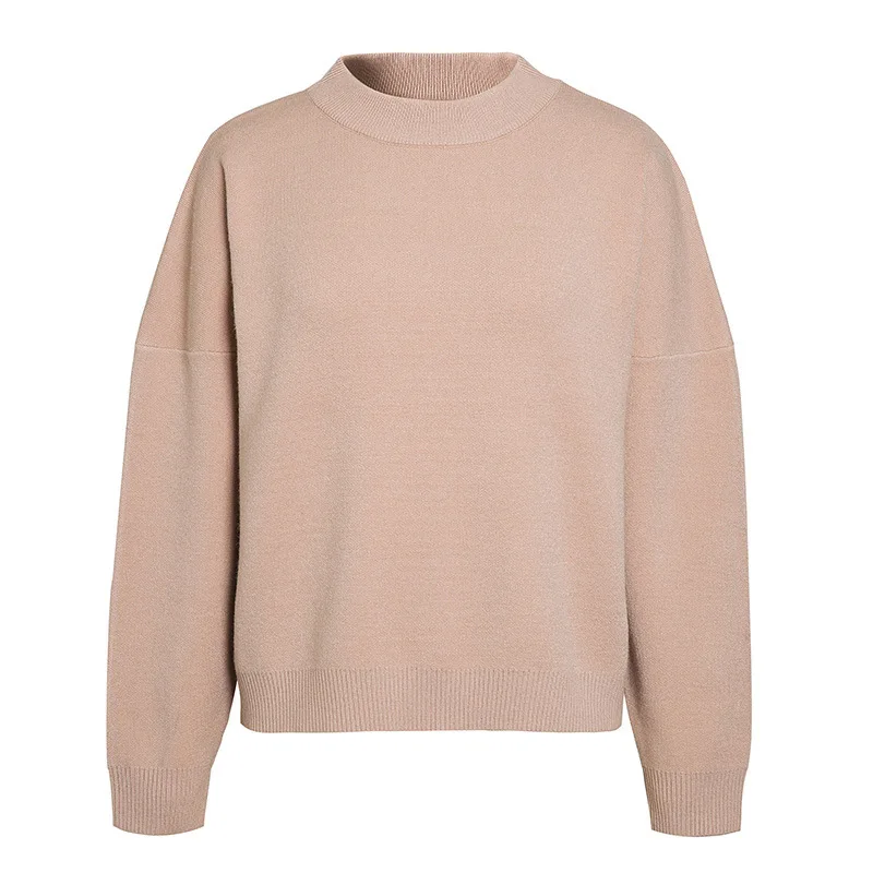 

2020 Autumn/winter New Style Round Neck Geometric Pattern Pattern Trend Knit Sweater Women Pullovers Fashion Simple Temperament
