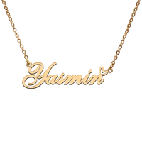god with love heart personalized character necklace with name yasmin for best friend jewelry gift