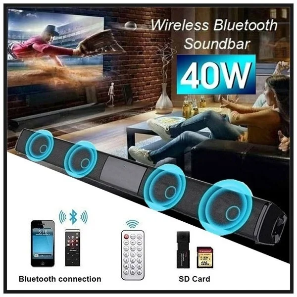 Сабвуфер с лучшим звуком Беспроводная Bluetooth Портативная колонка объемным стерео