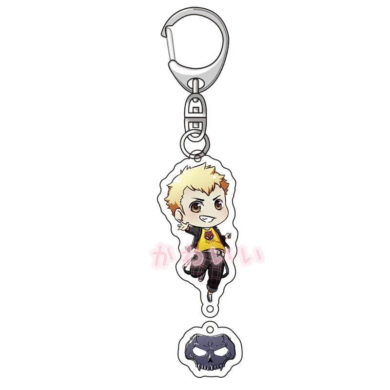 1 Pcs Game Persona 5 Anime P5 Akira Kurusu Anne Takamaki Big Size Acrylic Pendant Double-sided Peripheral Keychain | Украшения и