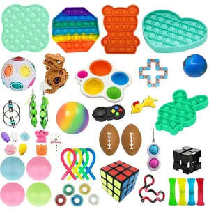 Kids Fidget Sensory Toys Stress 22 PACK Set Adult Anti-stress Toy Push
Kits Bubble Fidget Toy Relief Autism Children Boy Gift