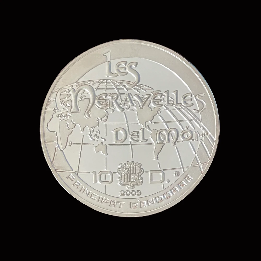 Пирамиды майя из Мексики серебряная монета для сбора | Дом и сад