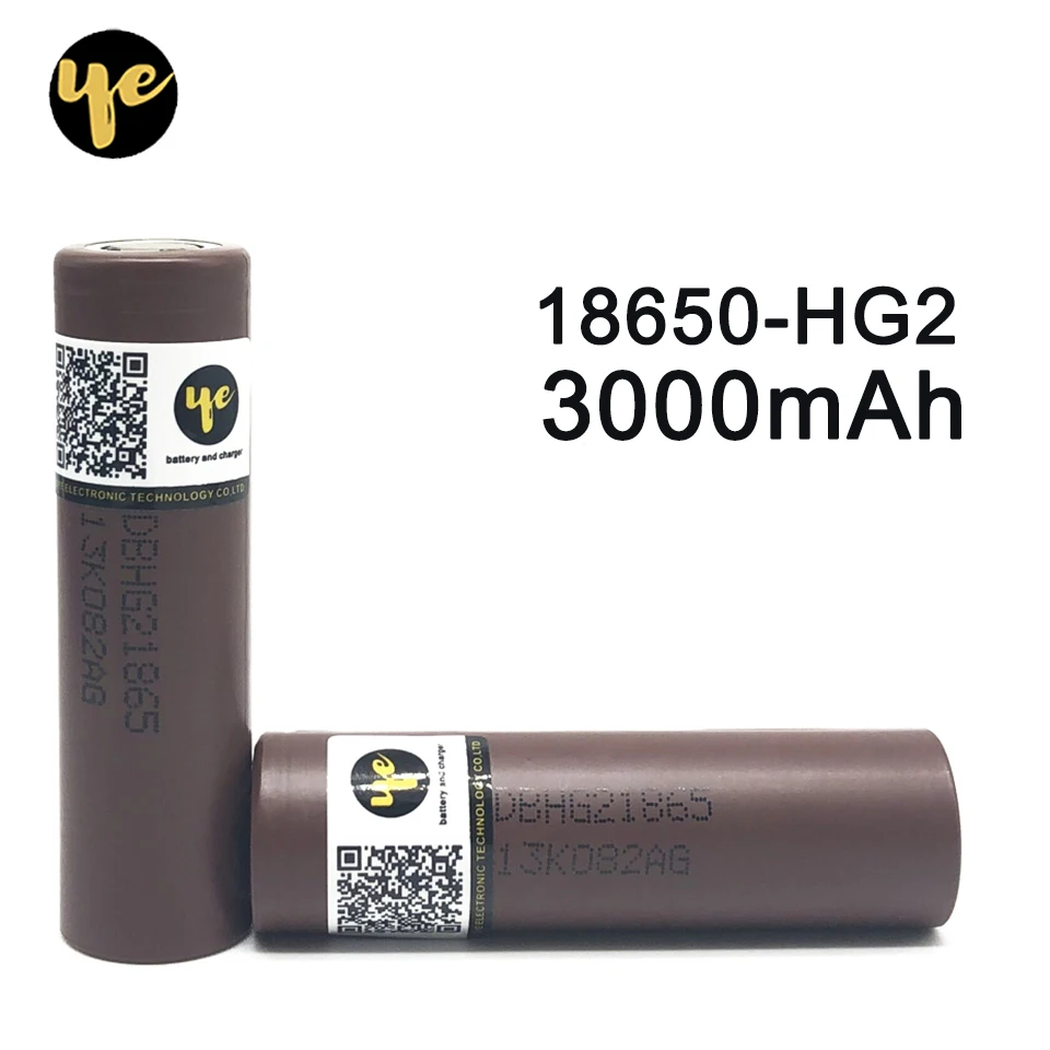 Oye 2 шт HG2 18650 3000 мАч батарея 18650HG2 3 6 В разряда 20А для отверток фонарик