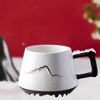 mug with creative handle tea set coffee cup milk juice four choices bowl drinkware traditional chinese art present gift box