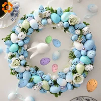 2x3cm 3x4cm happy easter egg decoration artificial flower for home party diy craft kids gift favor easter decoration supplies