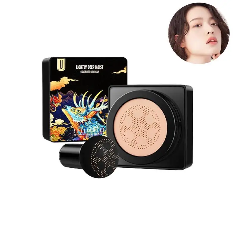 

New Mushroom Head Make up Air Cushion Moisturizing Foundation Air-permeable Natural Brightening Makeup BB Cream
