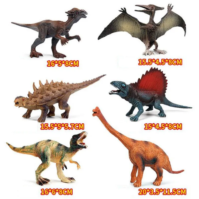 12 шт. Парк Юрского периода Тираннозавр Рекс Динозавр Модель игрушки животные