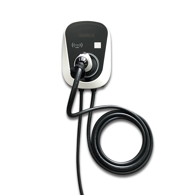 32A Тип 2 7 кВт Wallbox EV зарядная станция настенная батарея штепсельная вилка с 5 м