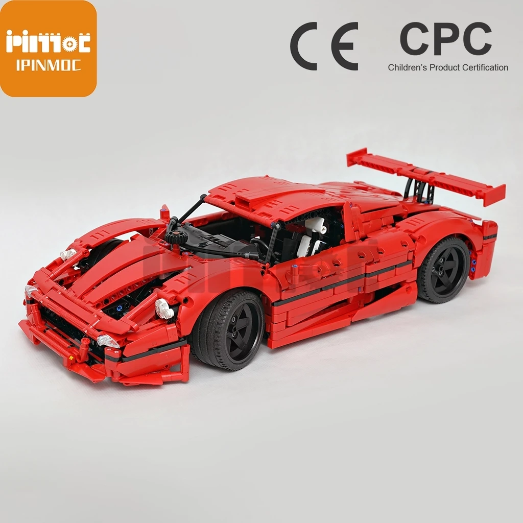 

Moc-75543 F50GT спортивный автомобиль 8653 mod подарок для мальчиков головоломка 1937 шт.