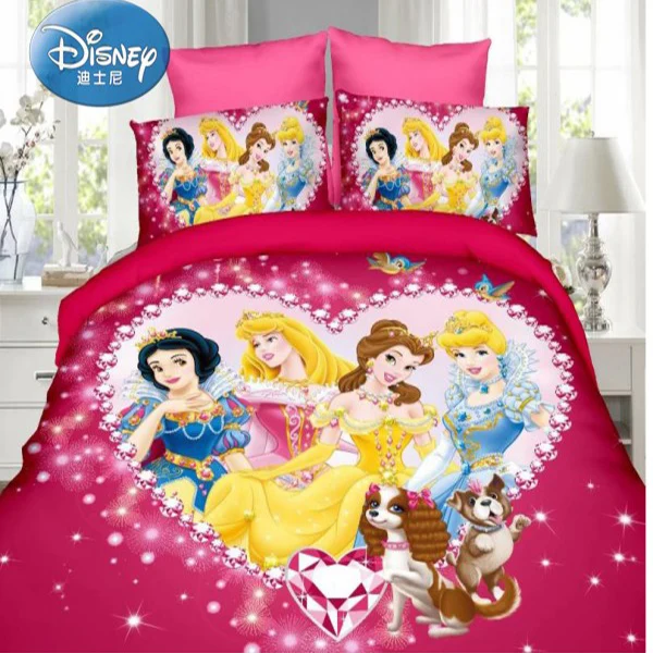 Snow White 1 Disney Золушка Белла 5 Принцесса Рапунцель Комплект постельного белья для девочек детский пододеяльник наволочка для детей подарок для девочек 1,0 м 1,2 м - Цвет: Snow White 1