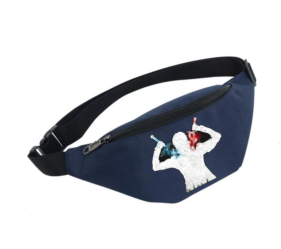 Waist Bag women Belt Waterproof Chest Handbag Unisex Fanny Pack Ladies Belly Bags For anime Sword Art Online | Багаж и сумки