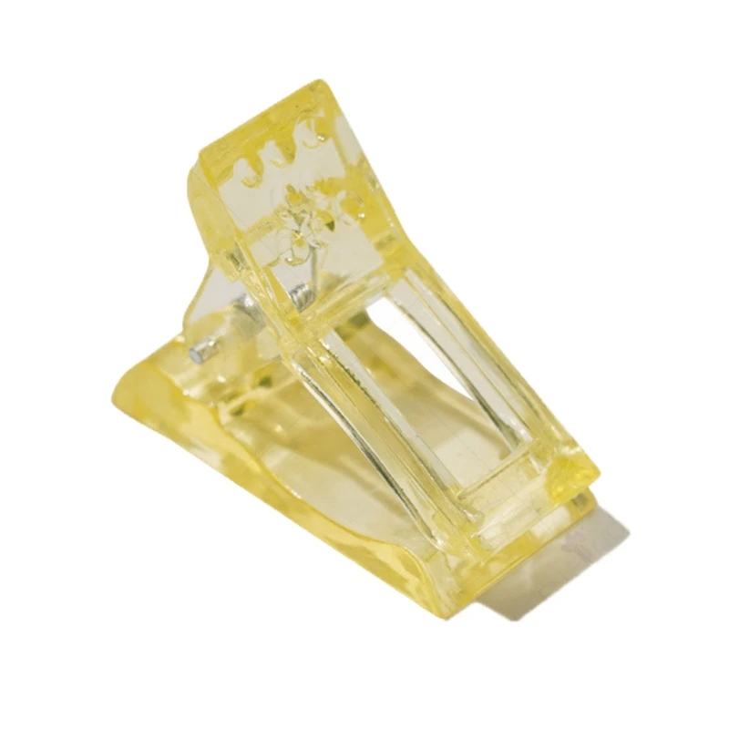 Q1QD Nail Tips Clip for Quick Building Gel Nail Forms Clips Finger Extension UV LED Builder Clamps