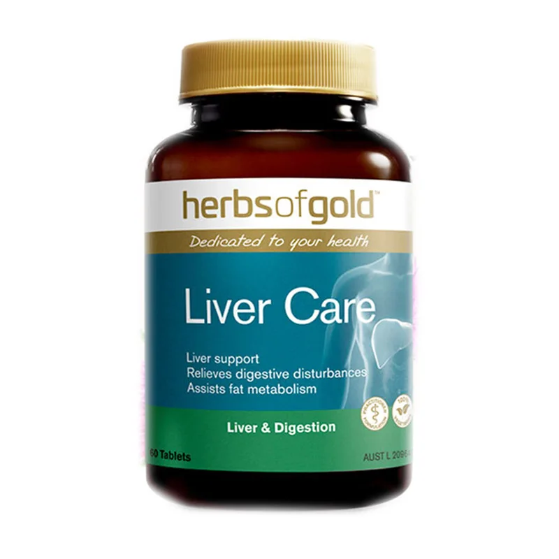 HerbsofGold Liver Nutrition Tablets 60 Tablets/Bottle Free Shipping