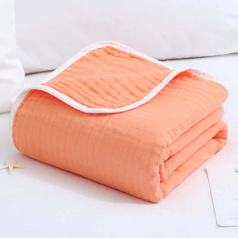 COSPOT однотонное одеяло для новорожденных Bebes краска растений 100% муслиновый хлопок